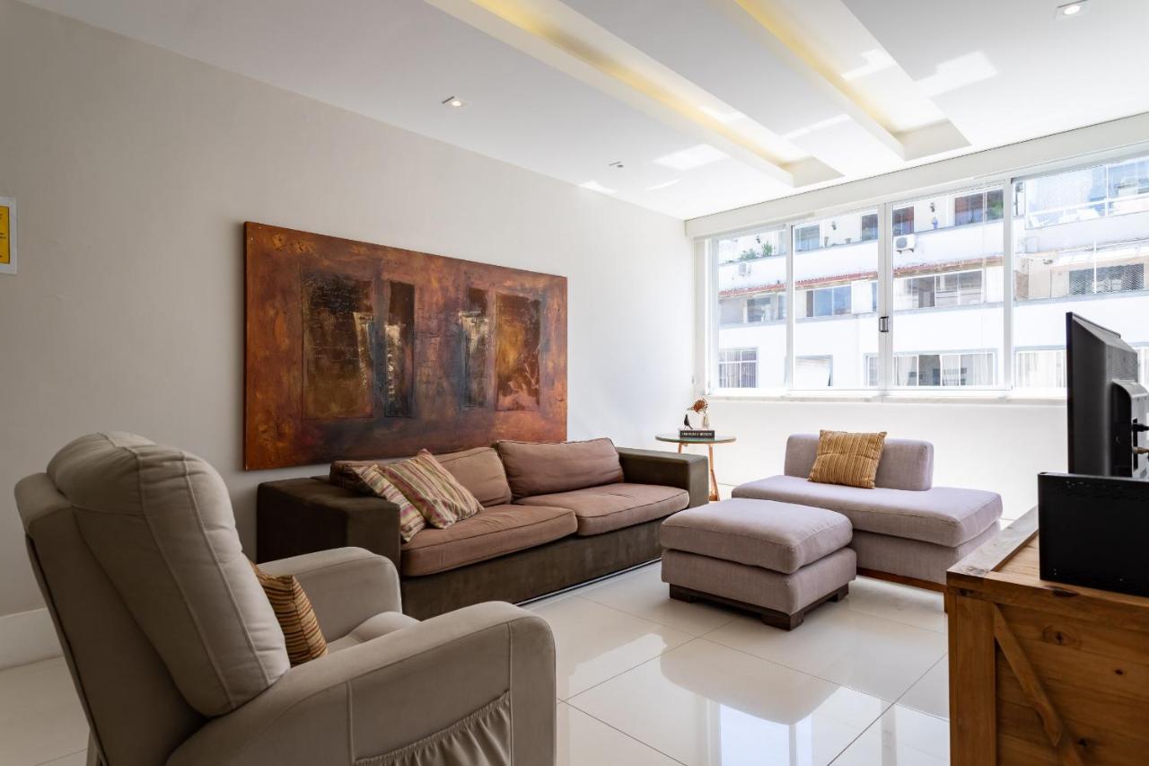Belo Em Copacabana - Uma Quadra Da Praia- Sl1001 Z2 ริโอเดจาเนโร ภายนอก รูปภาพ